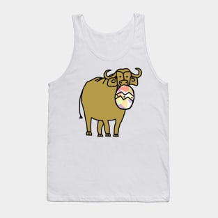 Gold Ox with Large Easter Egg Tank Top